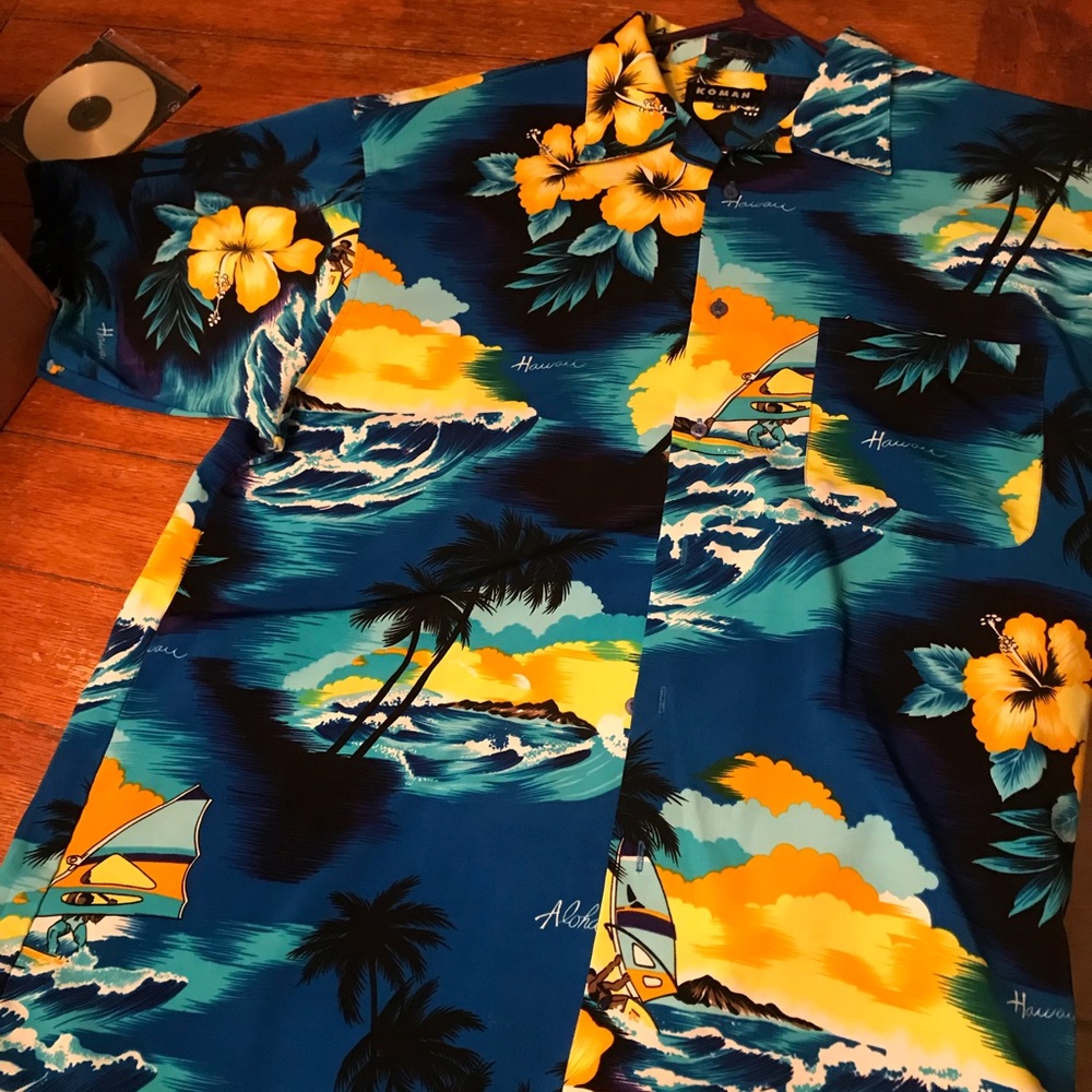 COPY - Hawaiian button down shirt